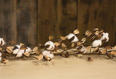 Cotton Garland w/Shells, 4ft - The Fox Decor